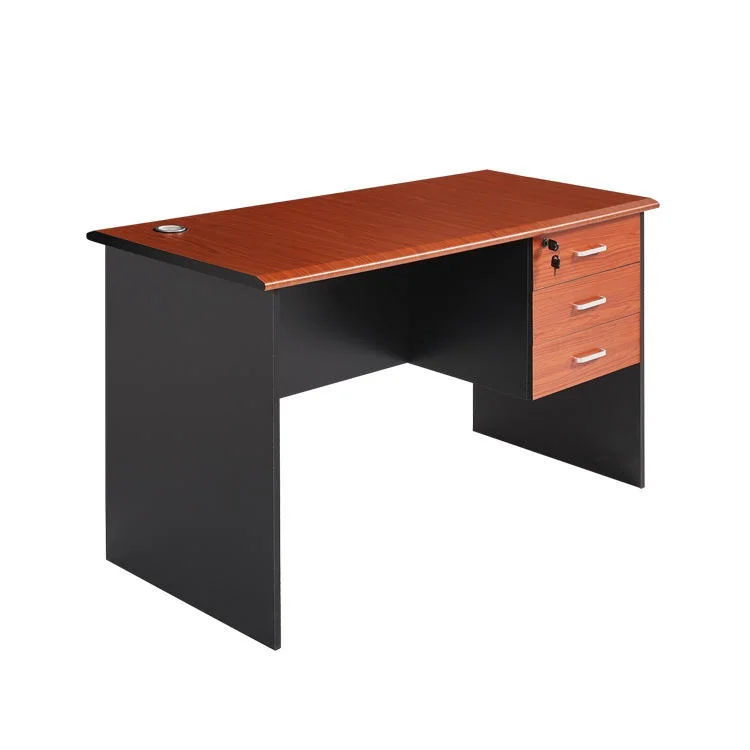 Hot Sale Cheap Minimal Style Brown Old Design Wood Computer table Traditional computer desk with drawer