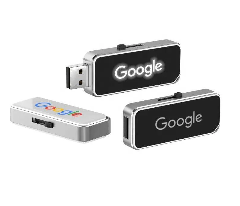 New arrival LED customize logo 64GB USB Flash Drive 32GB 16GB 8GB 4GB 2GB USB 3.0 Pendrive USB Flash Drive Whit Light