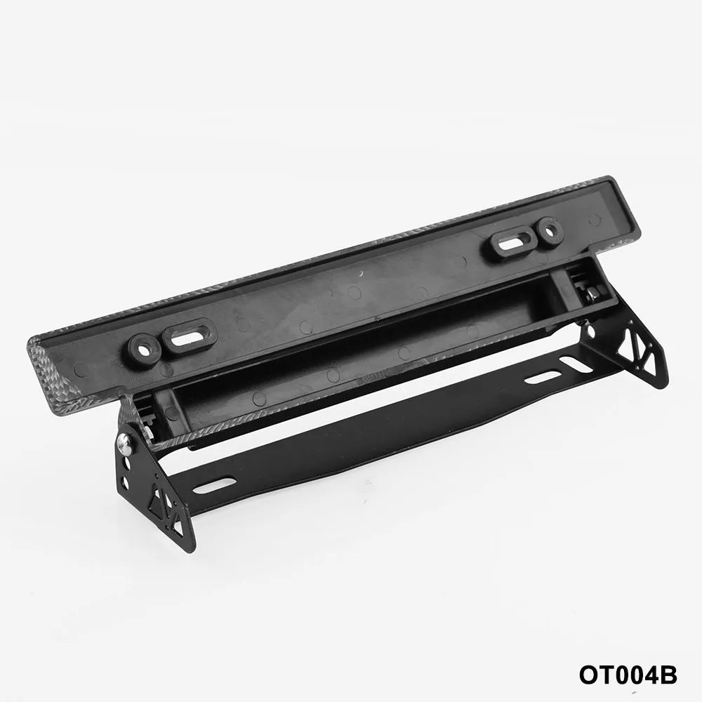 Carbon Fiber Pattern License Plate Frame License Plate Frame Adjustable License Plate Frame