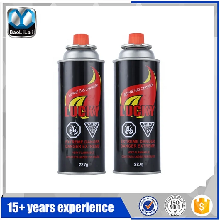 Effective 190-250g Butane Gas Refill Portable Butane Fuel Canister For Camping And Butane Gas Cartridge