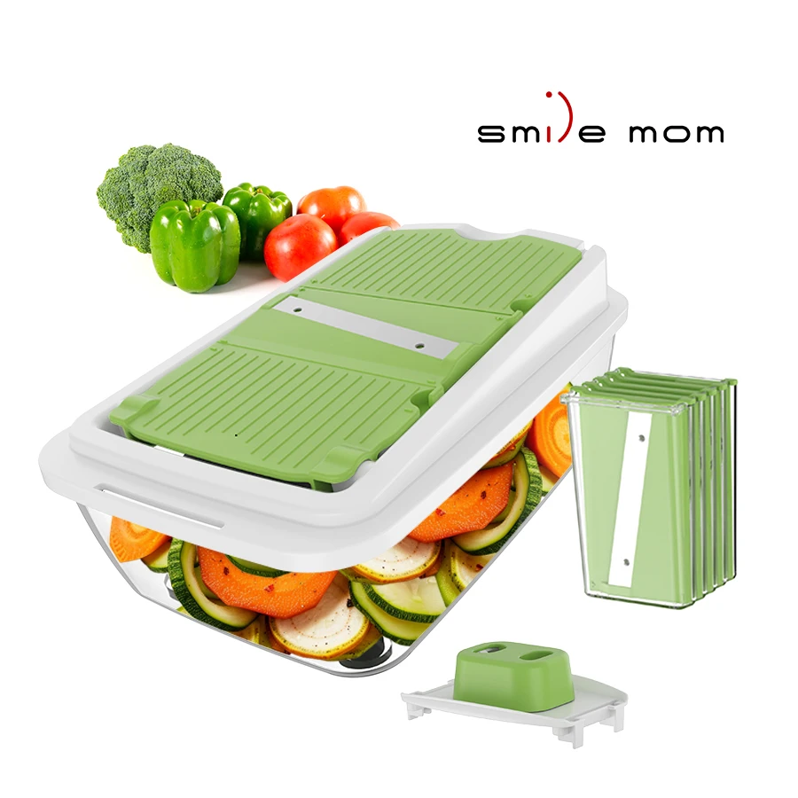 Quality Best Selling Multifunctional Kitchen Tool ABS/PS Vegetable Cutter with Durable Plastic Blade Online
