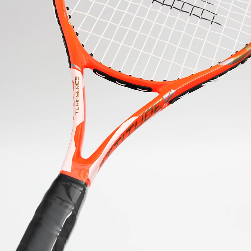 Pop Tennis Racket with String Raquette De Tennis for Adult Training OEM High Quality Aluminum Alloy Tennis Racket