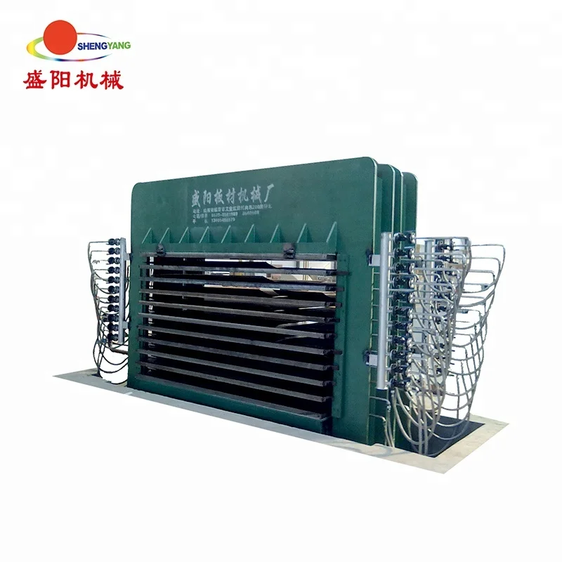 Горячая Распродажа 600T 15 слой гидравлической фанеры горячий пресс делая машину