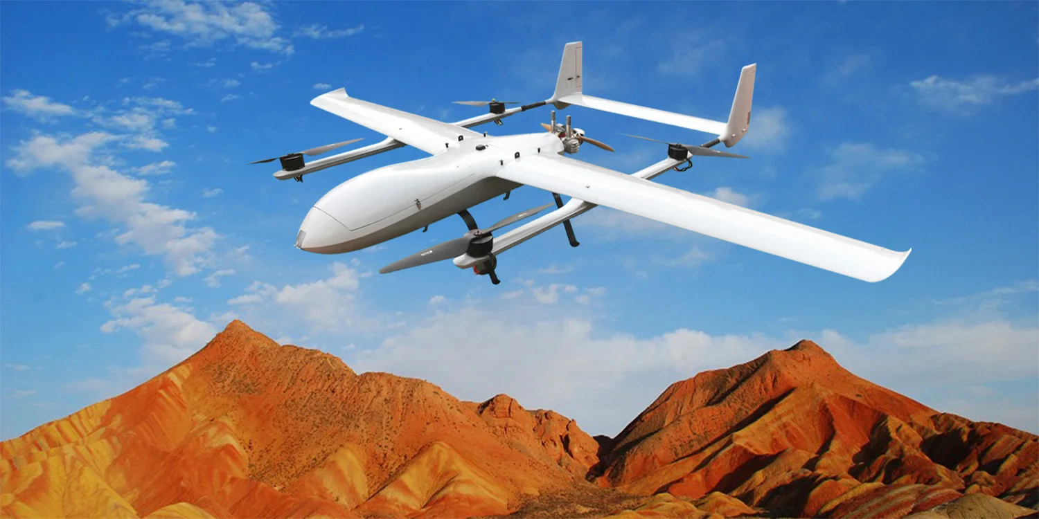 Babyshark260 unmanned aerial vehicle 100km 200km Range helicopter UAV VTOL Drone autopilot aircraft 15kg capacity plane with gps