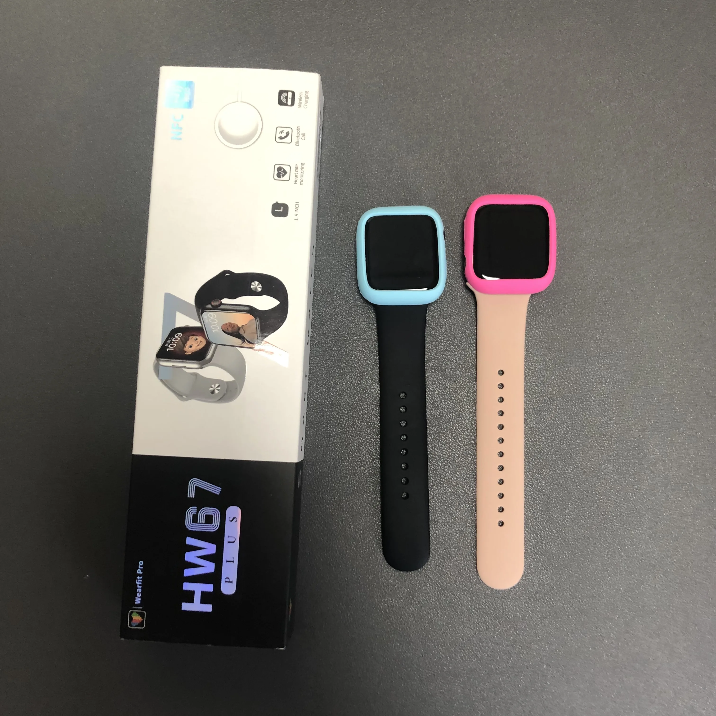 2022 Series7 NFC 1.9 Inch Smartwatch HW67Pro Max Wireless Charging Smart Watch HW67 Pro Max with waterproof IP 68 and ECG 4G