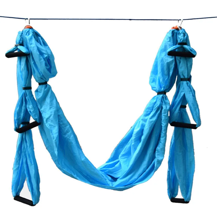 Wholesales Custom Aerial yoga Hammock Anti Gravity Ultralight Parachute Nylon Aerial Yoga Swing Indoor Exercise Equipment