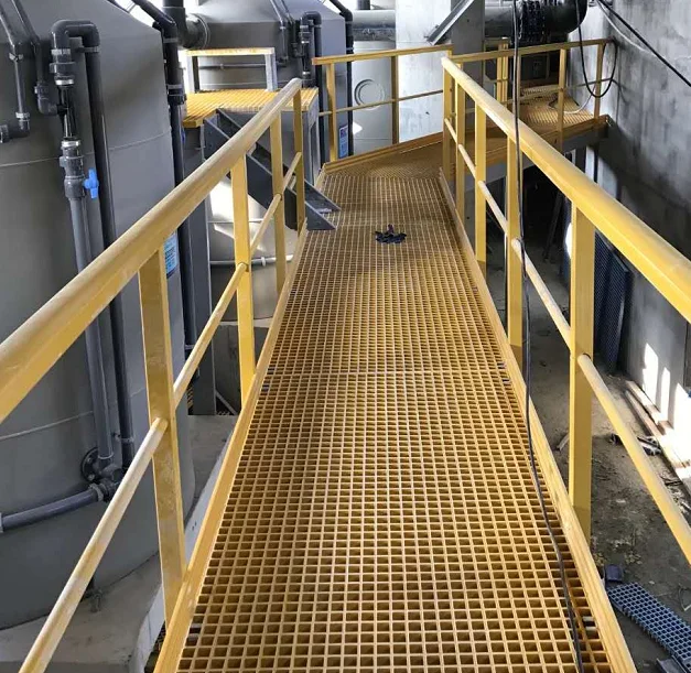 FRP решетчатая платформа для