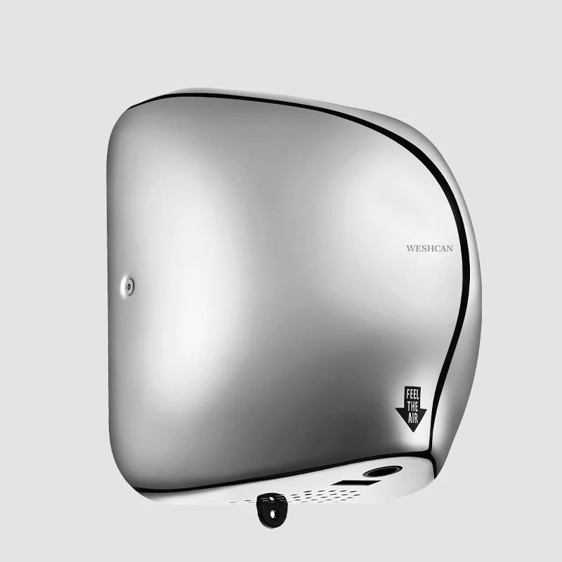 WESHCAN Wall Mounted Electric Bathroom Automatic Hand Dryer High Speed Hand Dryers for toilet