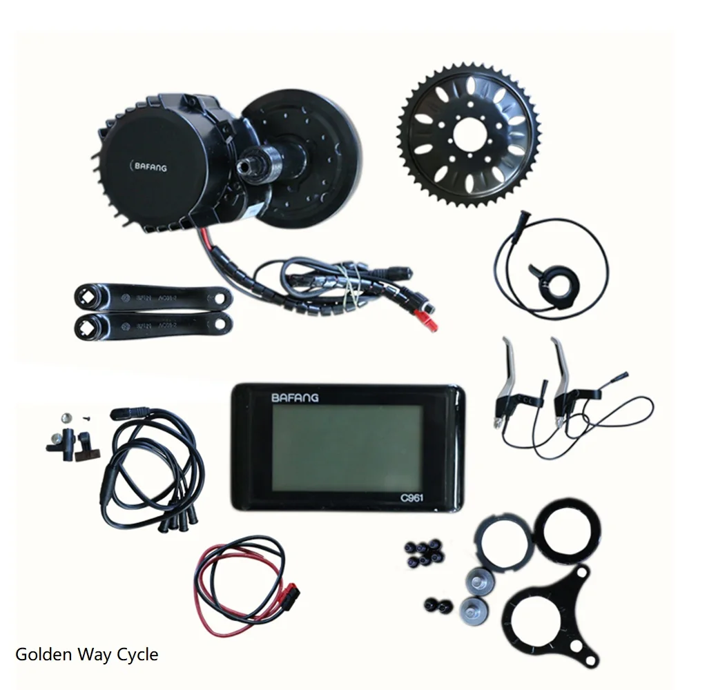 EU US China stock BAFANG 8fun BBS03 BBSHD 48V 52V 1000W electric bicycle mid drive central crank-drives e-bike motor kit