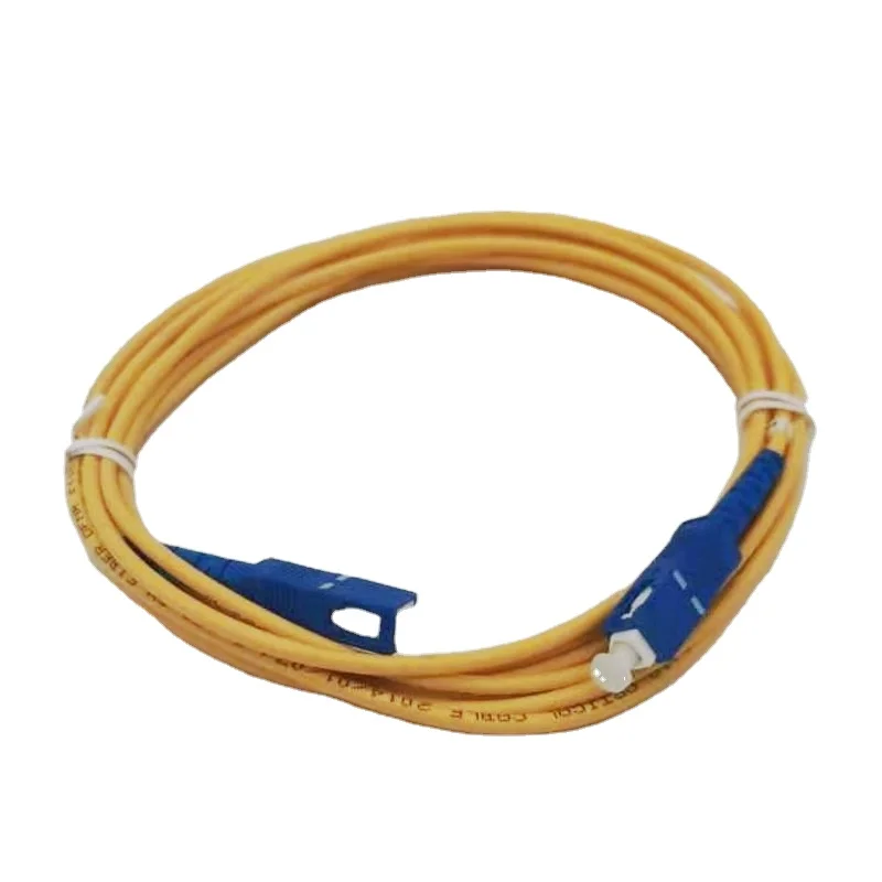 FTTH ONU Fiber optic cable SC/UPC/APC/LC/FC/ST patch cord single mode single core 3MM 1.5 1m meter OLT gpon onu