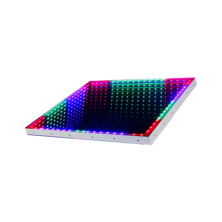  Новое поступление DMX512 Свадебный клуб 3D Оптические иллюзии светодиодный зеркальный танцпол панель для продажи сценическое Событие