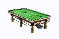 International Standard solid wood with slate 12 ft billiard snooker table