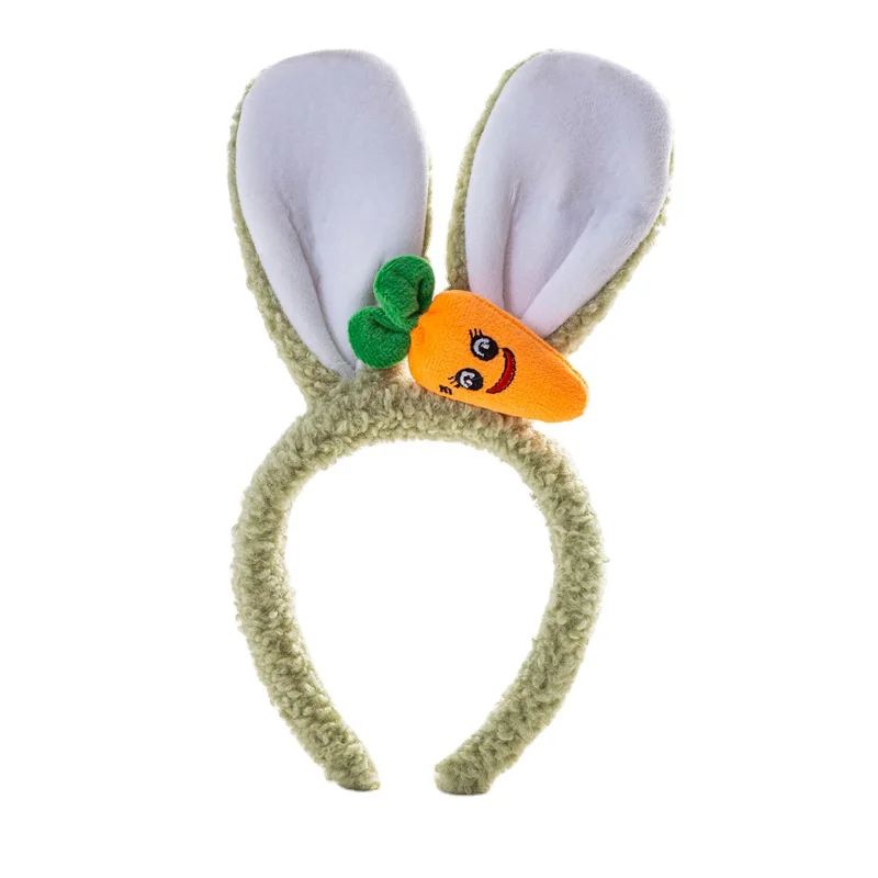 New Radish Rabbit Ear Hair Hoop Internet Red Hairpin Cute Female Face Wash Rabbit Hair Hoop Headband Headpiece
