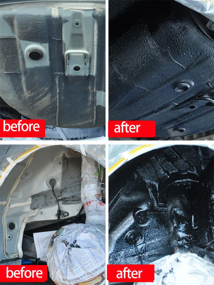 HUTIIAN Rustproof anti corrosion 1kg rubberized undercoat spray paint undercoat for chassis protection