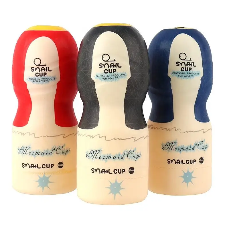 Snail Male Masturbators Cup Adult Sex Toys Mini Masturbation Cup Pussy Vibration For Men