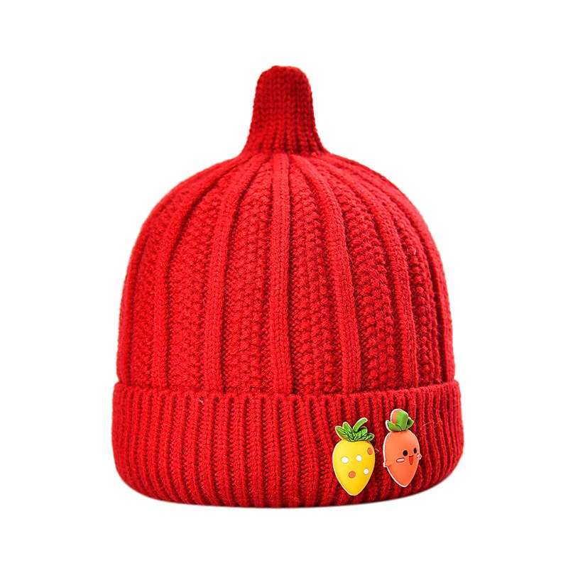 Warm Knitted Baby Hats Caps Cute Cozy Chunky Winter Infant Toddler Baby Beanies for Boys Girls