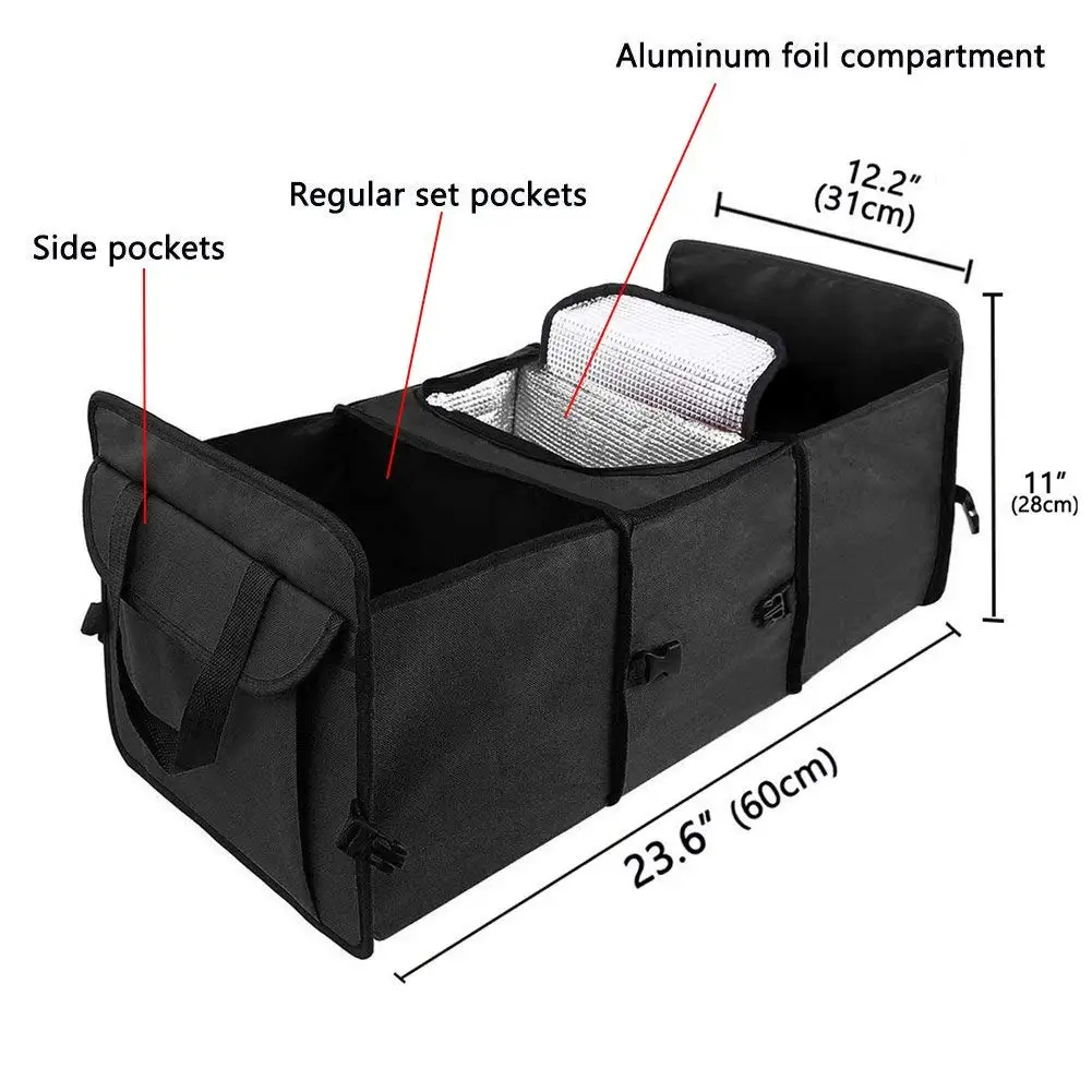 Waterproof Vehicle Suv Car Truck Organizer Foldable Car Trunk Organizer Cooler