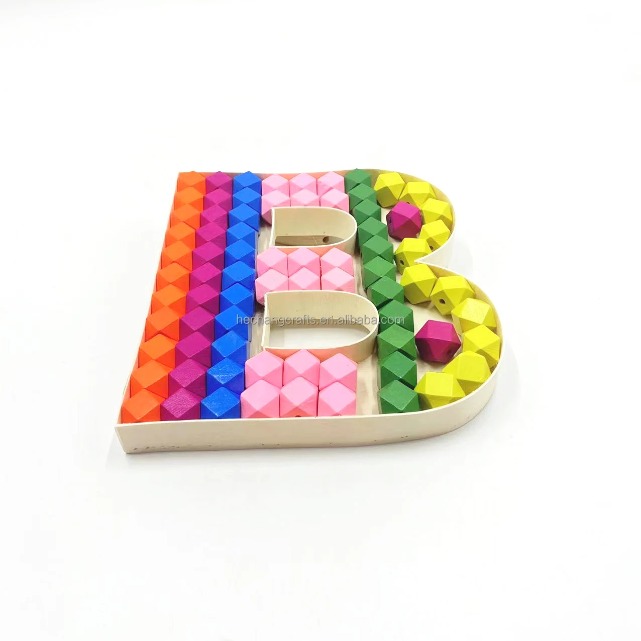 3D Wooden Alphabet Fillable Letters Hollow Letters Fillable Number