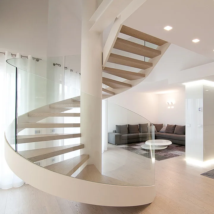 High Quality Modern Design Interior Spiral Stairs Kit Steel and Metal Large Lobby Spiral Stairs for Hotels Indoor Use