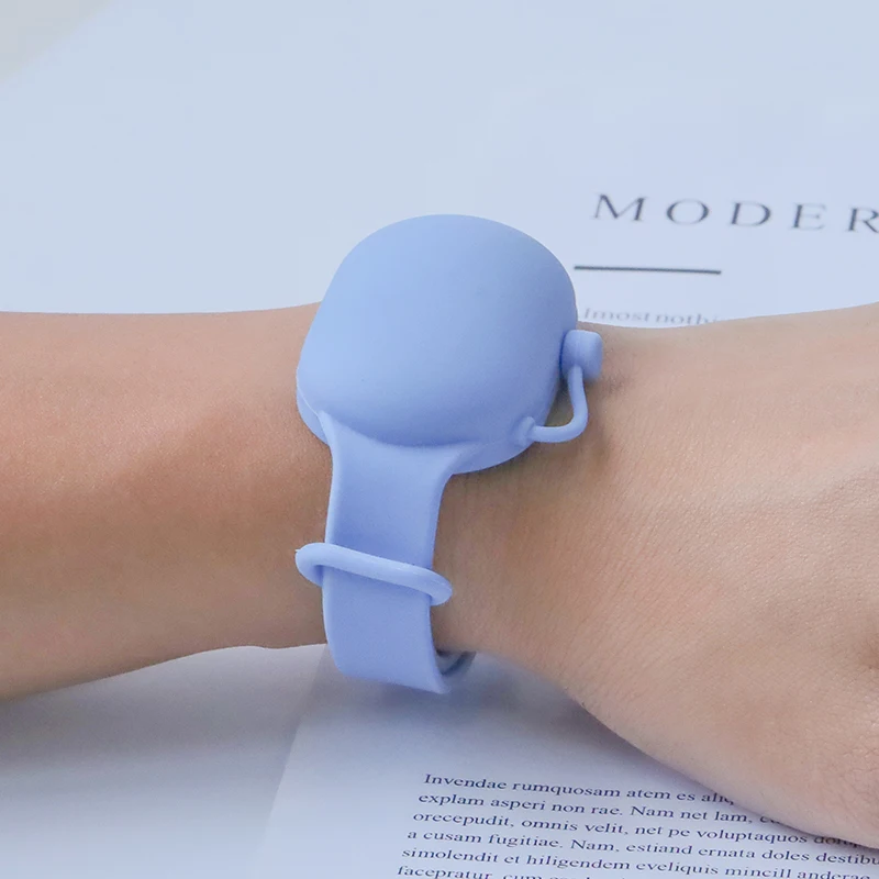 Горячая Распродажа наружный экологически чистый силиконовый дезинфицирующий браслет для рук портативный дезинфицирующее средство