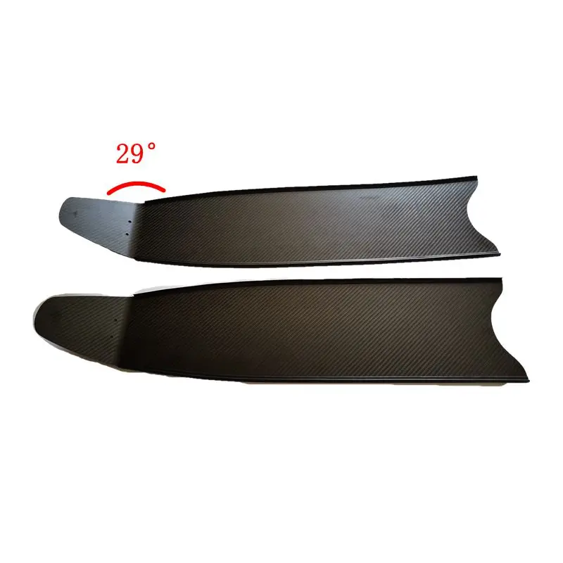 High Quality Freediving carbon blade fins Spearfishing carbon fiber long diving fins
