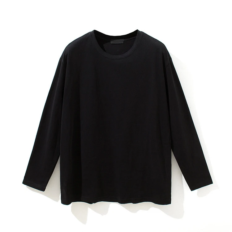 New 2021 Autumn long sleeve women t-shirt fashion custom high quality printing man casual summer long sleeve t-shirt