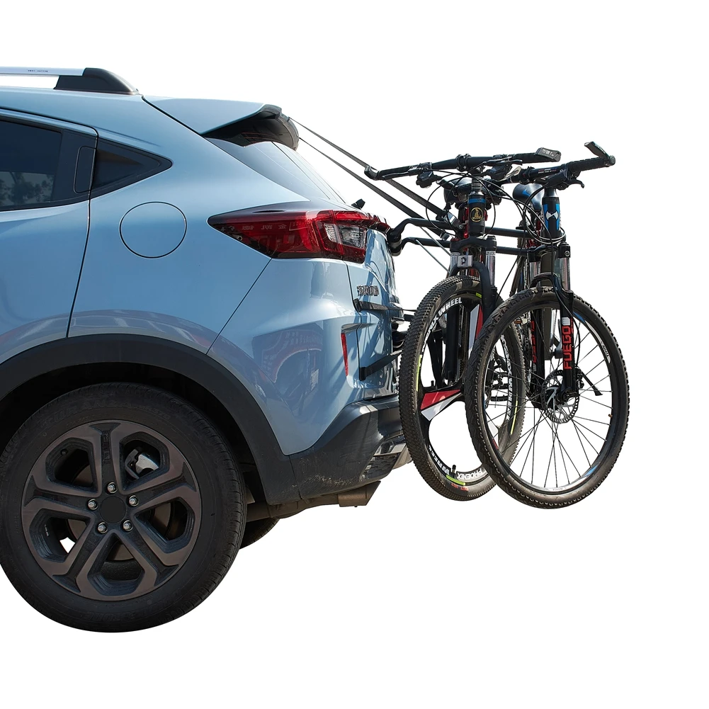 Trunk Mount Bicycle Carrier Portable Bike Accessory Car Rear Steel Rack Bicycle Carrier