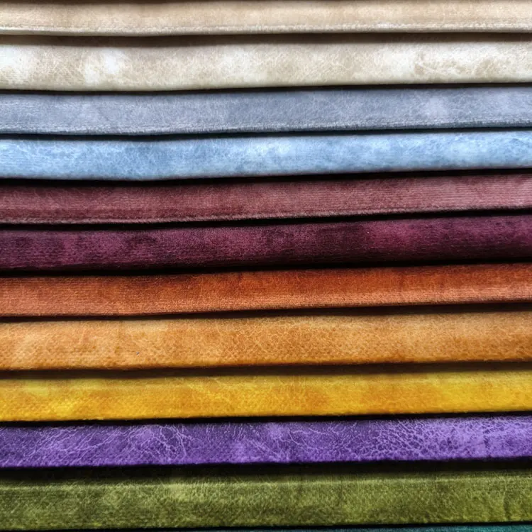 Home Velvet Custom Digital Print Fabric Sofa Fabric Printed Velvet Print Fabric