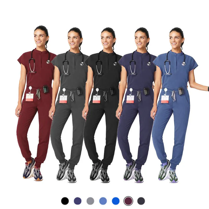 Wholesale Hot sale Medical Scrubs Uniforms Cherokee Women Scrub Nurse Uniform Sets For Hospital Scrub Nursing Uniform Sets