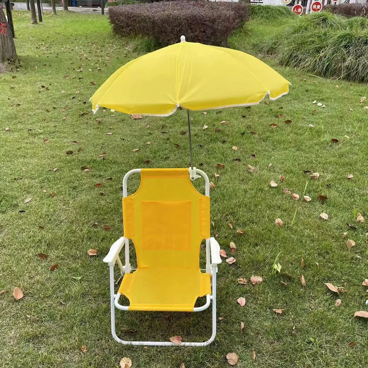 Children outdoor folding chair lazy fishing stool photo portable beach chair with sunshade kids camping chair with umbrella