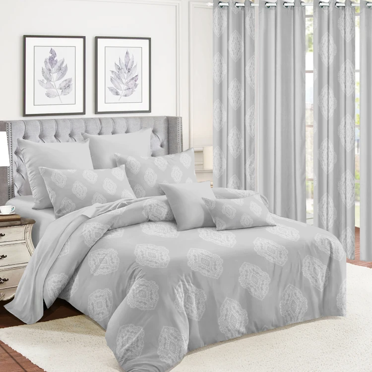 2024 Strongly recommended New combination Bed Spreads curtain bedding sets with matching curtains