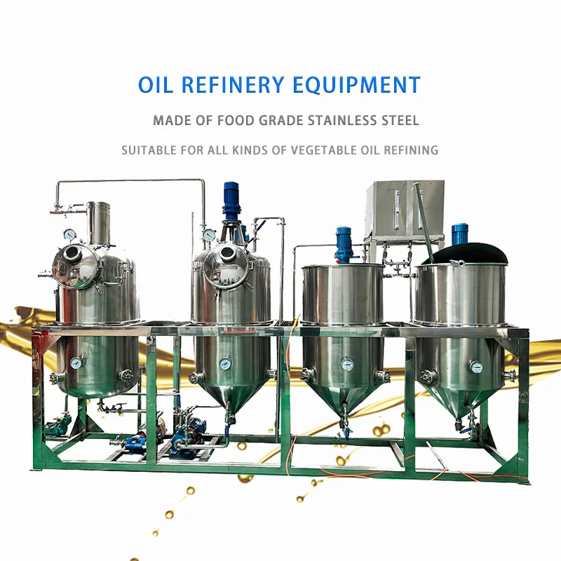 Complete Cooking oil refinery Machine Palm oil Processing Machine Production Line In Indonesia