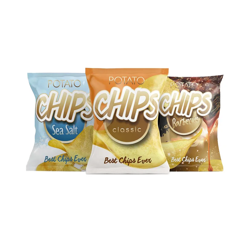 Wholesale Custom Print Up Pouches Food Packaging Bags Plastic For Potato Chips Snacks