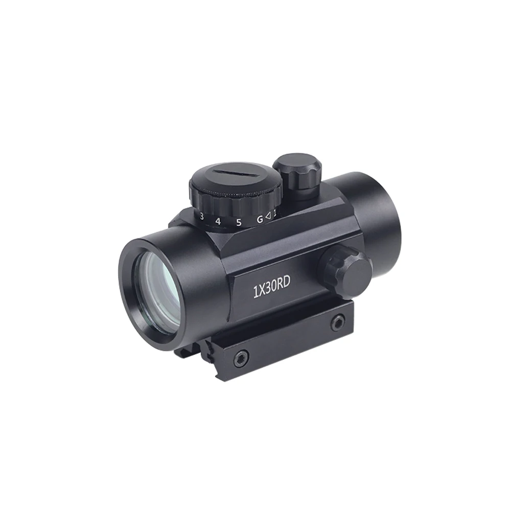 LUGER Outdoor Tactical Red Dot sight hunt optic telescopic 1x30 long range spotting compact reflex scope Holographic viewfinder