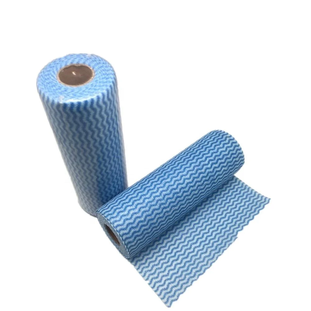 Industrial Cotton Wiping Rags	Spunlace Nonwoven Blue Paper Roll Customized Printed Cleaning Cloth