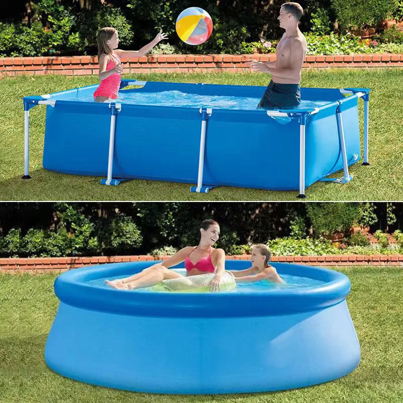 Waimar Durable Above Ground Pool Metal Frame Round Swimming Pool