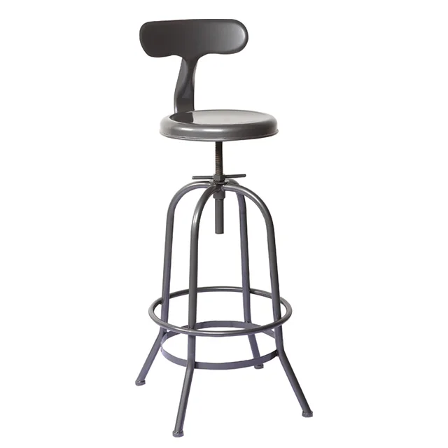 Wholesale China Stackable modern bar stools Vintage Industrial Dining Iron Metal Cafe Restaurant Metal base Chair