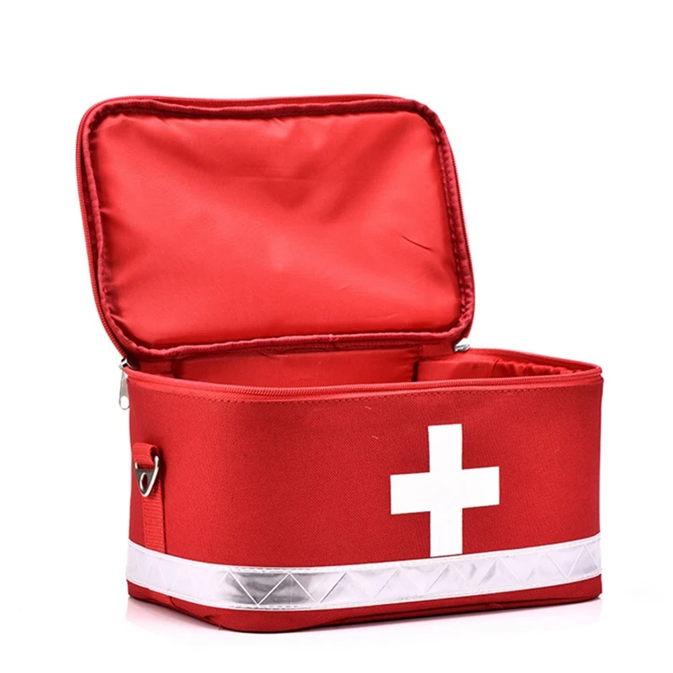 JCMED medical emergency canvas first aid bag empty