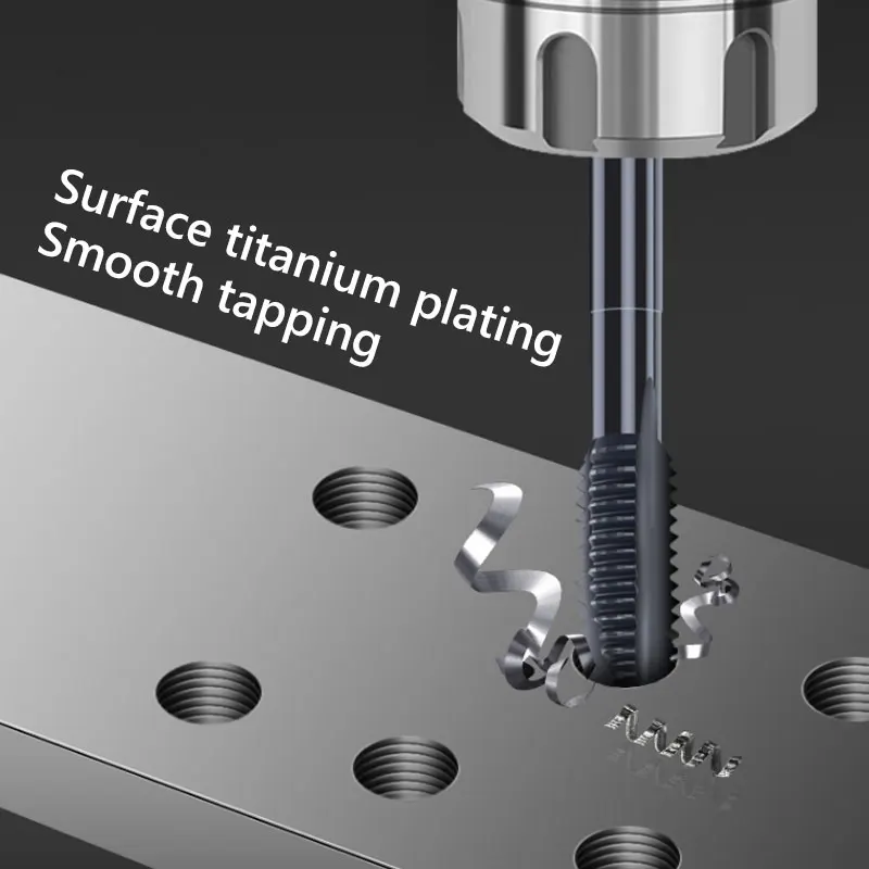 Machine HSS Thread Tap Cutting Tools Hss Spiral Spindle Taps Straight Groove Taps