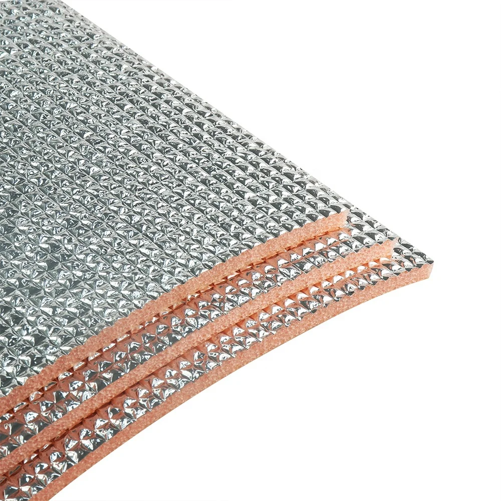 Greenhouse Equipment Lightweight Thermal Insulation Aluminum Foil Backing XLPE Foam For Sound Deadener And Heat Insulation