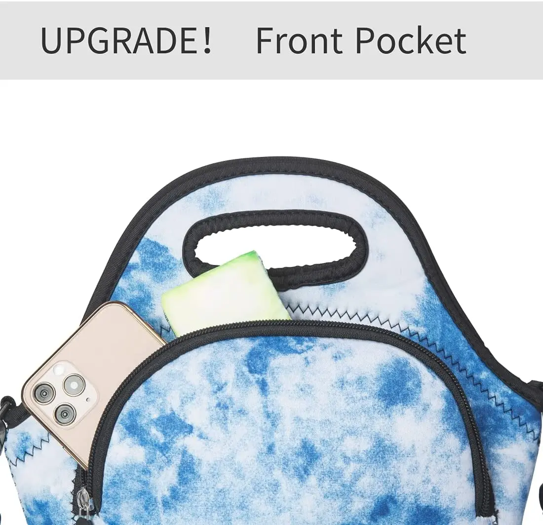 wholesale new Neoprene Lunch Bags Insulated Lunch Bag Tote for Women Girls Men Kids Boys
