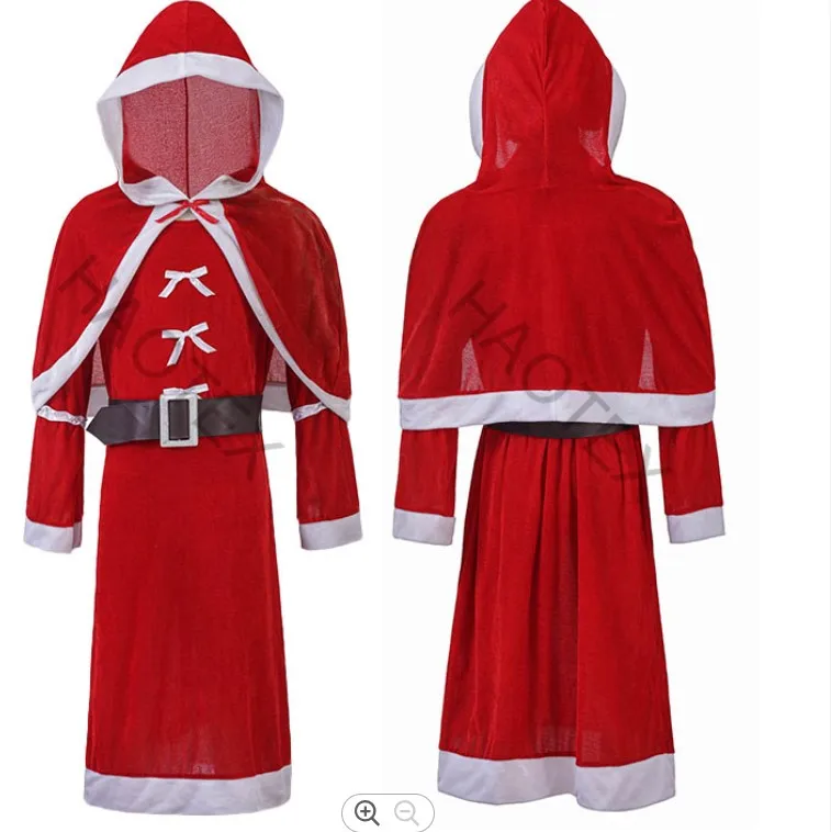 Одежда для взрослых, детские костюмы на Хэллоуин, костюмы для косплея, Рождественская одежда