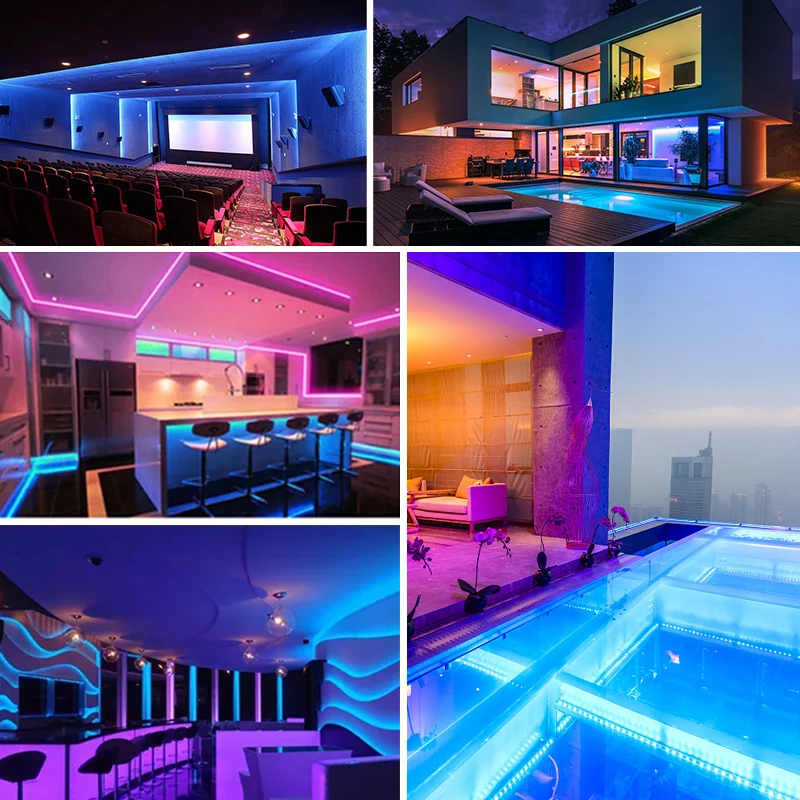 RGB LED SMD  5050 Led Strip Light 5M/Roll 300 Leds DC12V Outdoor Light Strips Waterproof