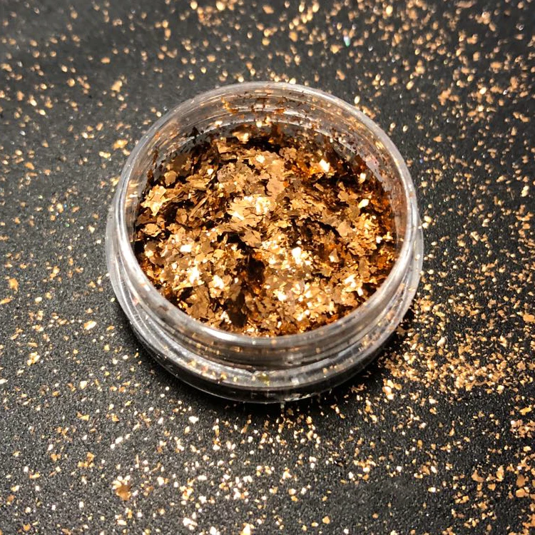 2024 New Arrival  Gold &Silver chameleon  foil flakes nail cameleon pigment  nail glitter flakes for nail art