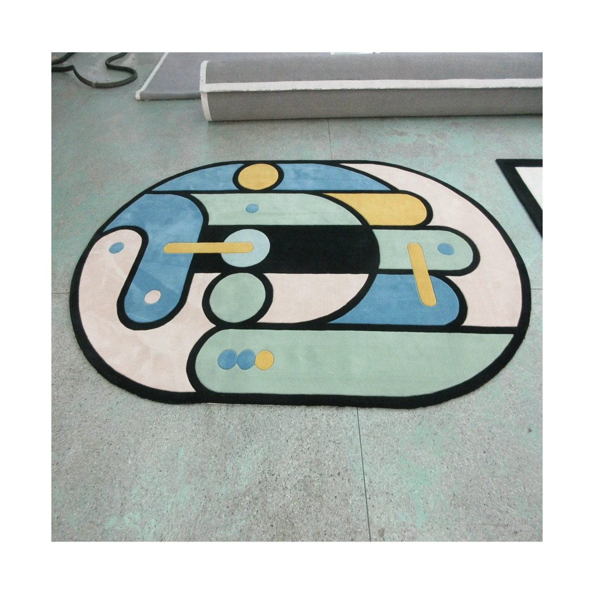 100% Pure New Zealand Wool Pattern Customized Hand Tufted Living Room Carpet