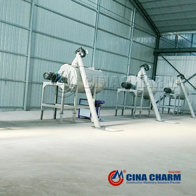 Factory sale Wall putty dry mix mortar plant equipment 5t/h Dry mortar production line