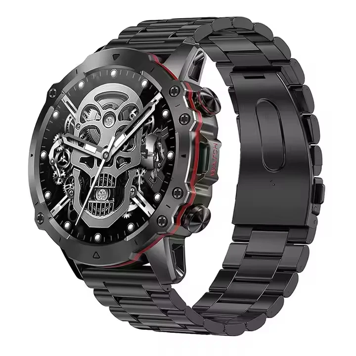 AK56 1.43 inch AMOLED GPS Waterproof Touch Fitness Tracker Smart Sports Watch Smartwatch Digital Watch