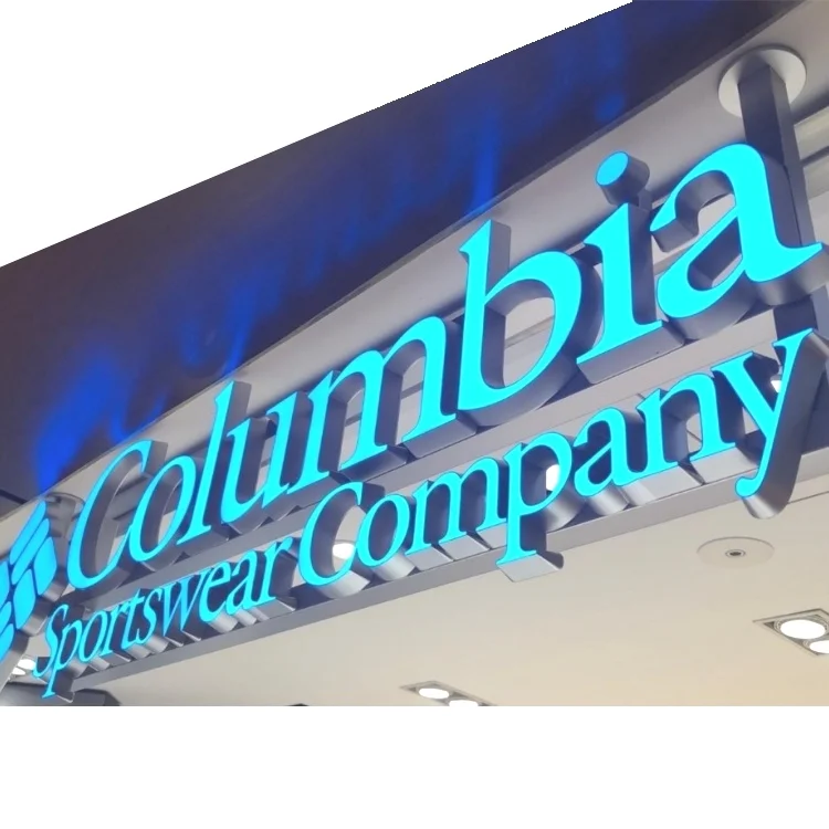 Indoor Costom Shape Made Waterproof Colorful Stainless Steel Letters Light Signs