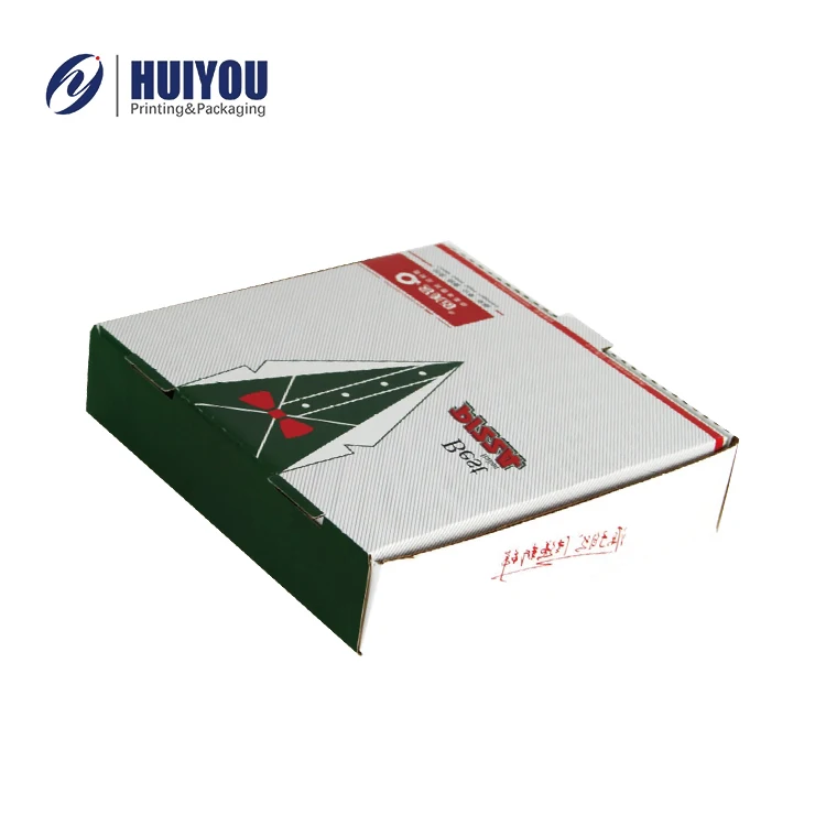 Гофрированные Mailer белый Pizza Box пользовательские печатные
