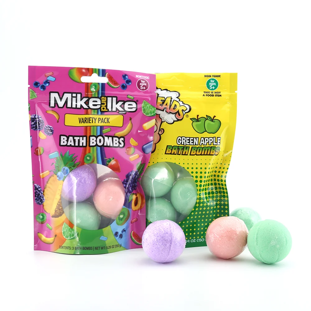 Wholesale colorful bath fizzer ball perfume vegan organic spa bath bombs